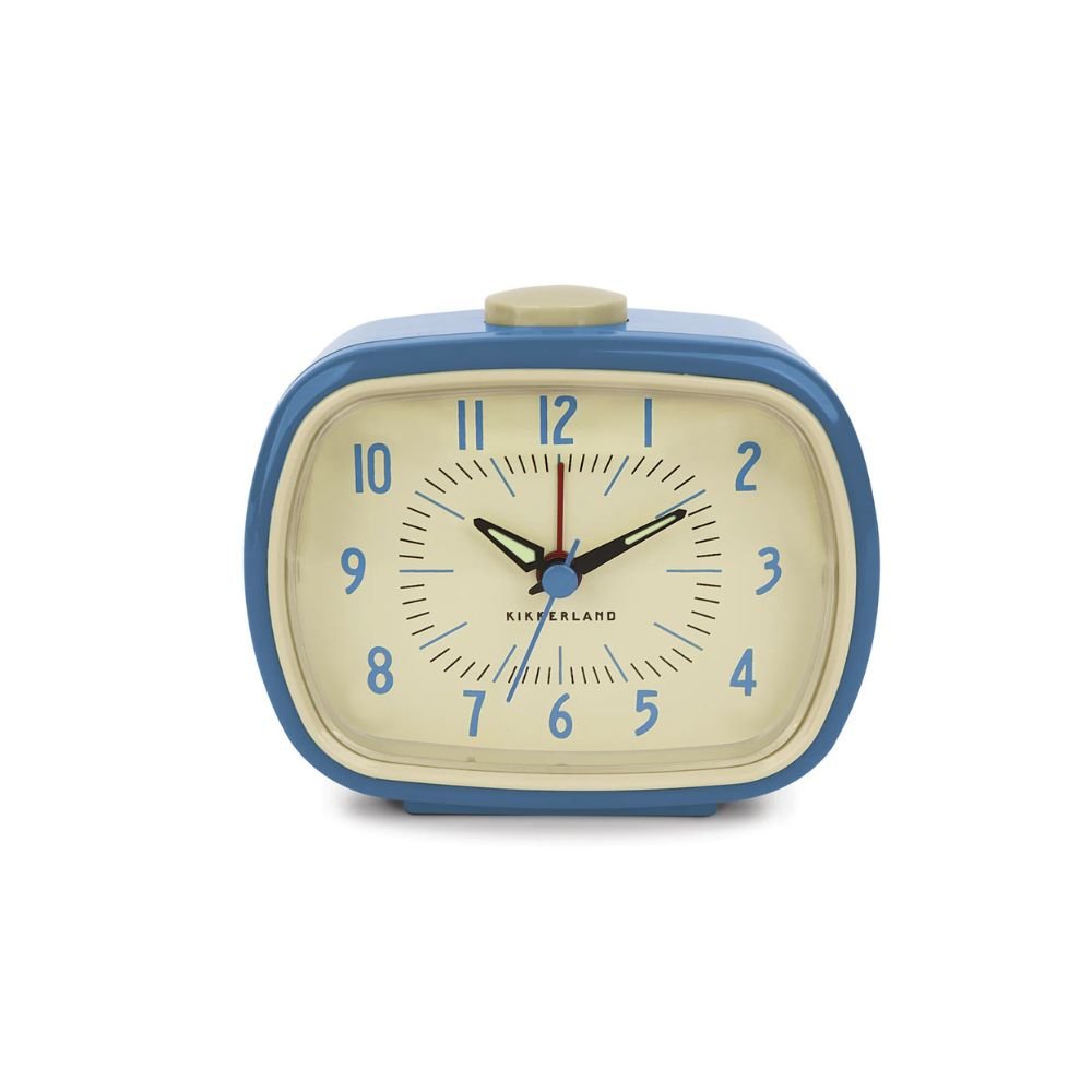 Retro Alarm Clock Blue