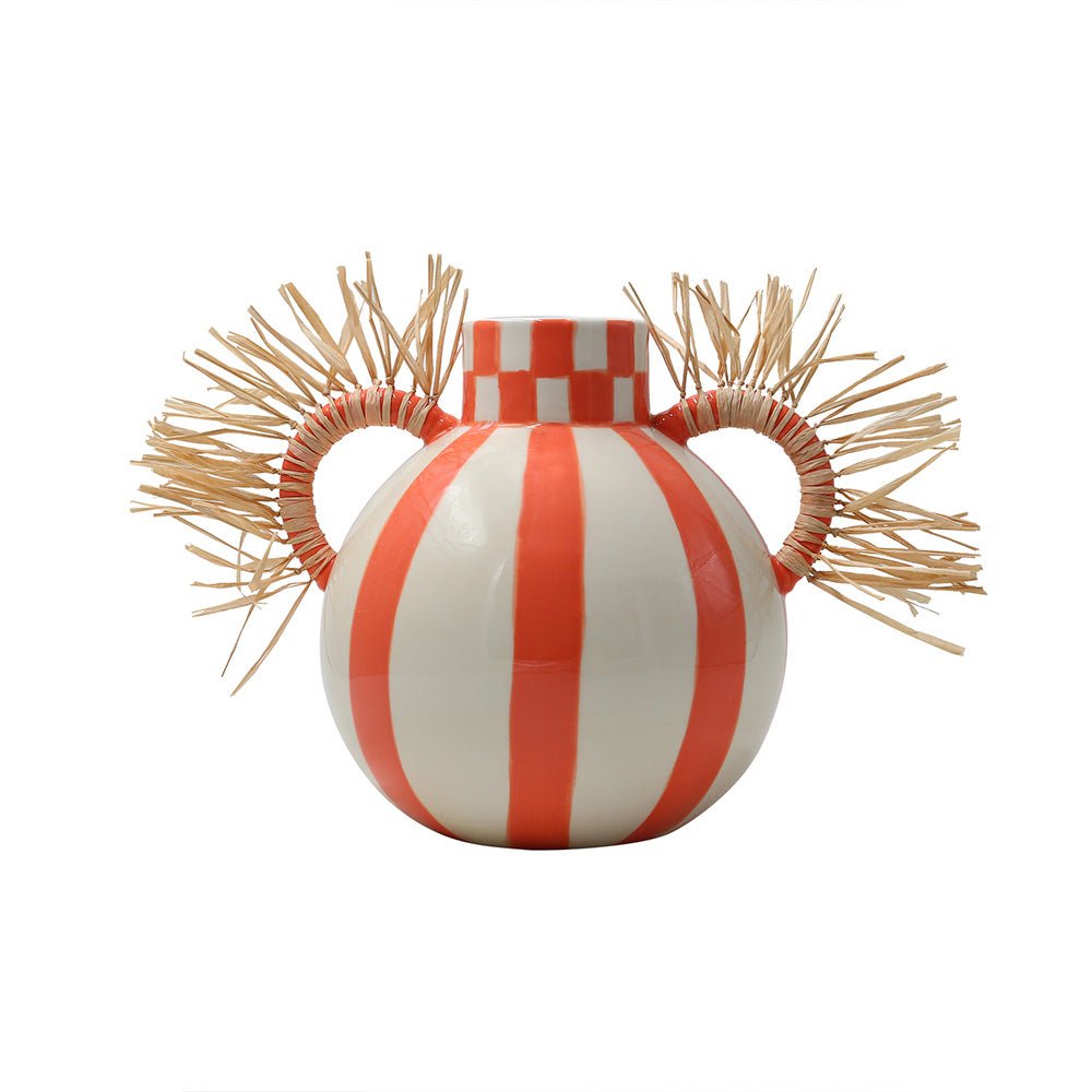 Vase Fernanda Squares & Stripes
