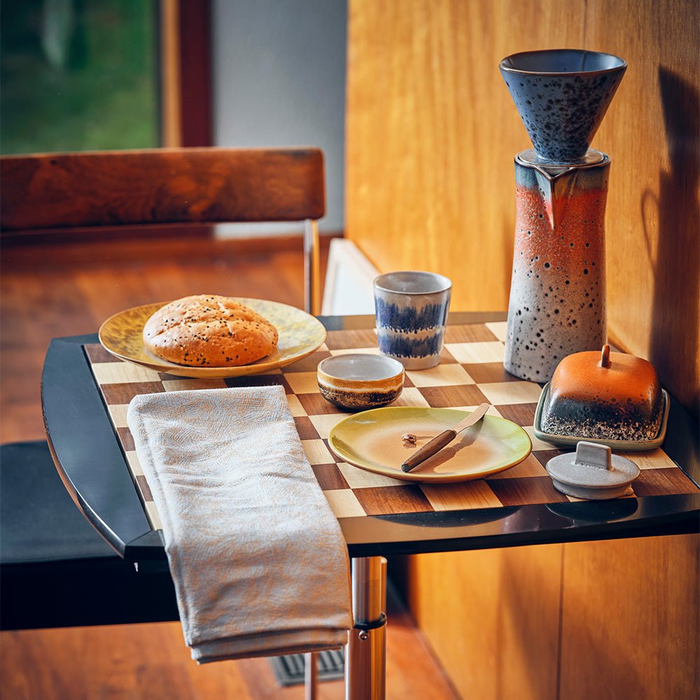 70s Ceramics Butter Dish Meteor