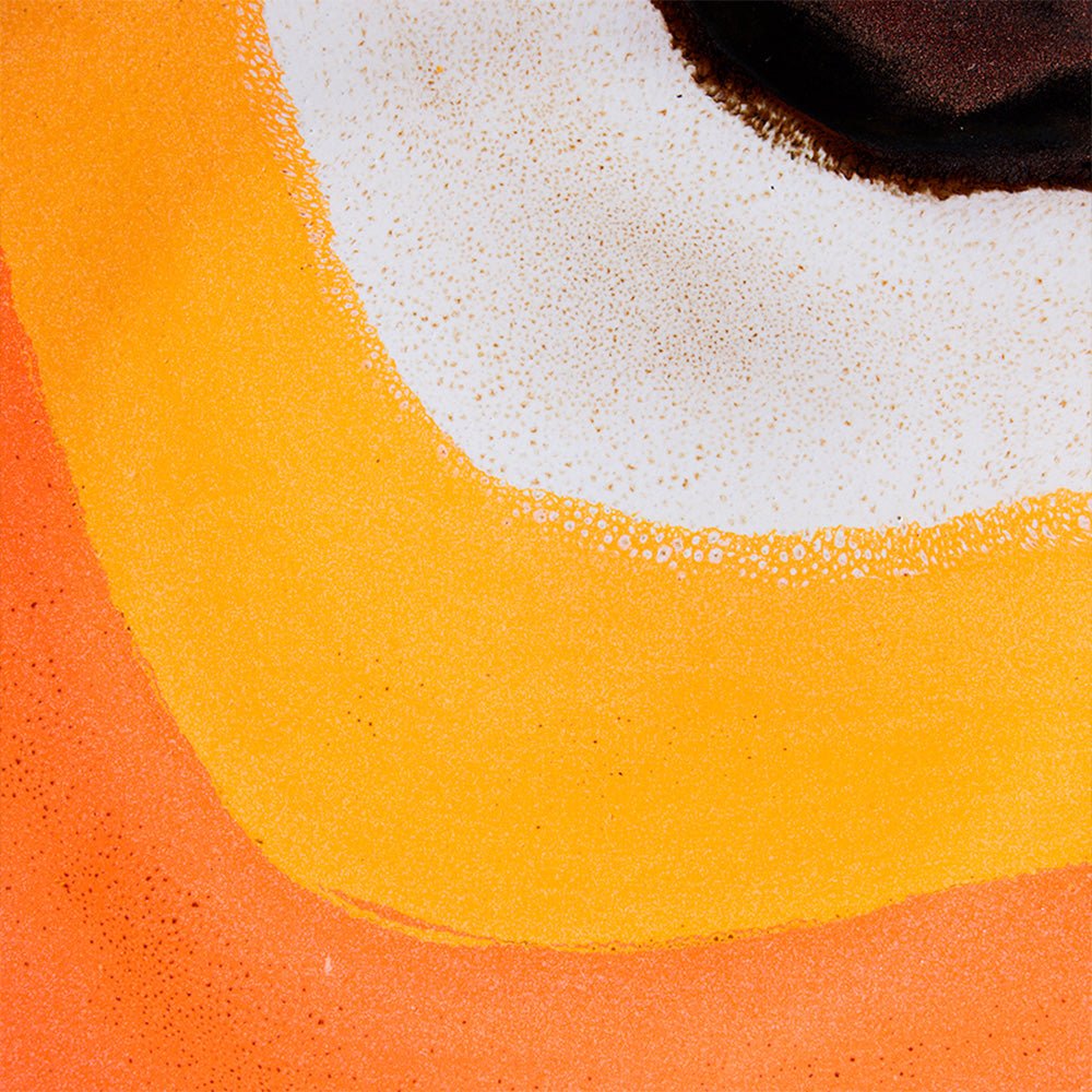 70s Ceramics Retro Wave Small Dish