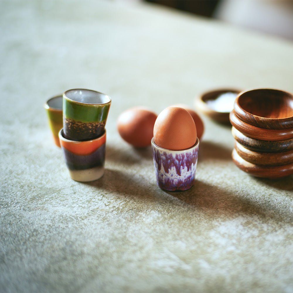 70s Ceramics Egg Cups Island (set of 4)