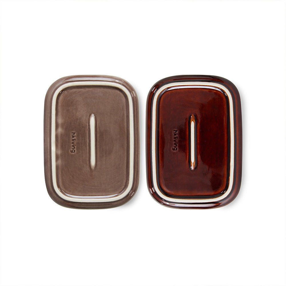 70s Ceramics Small Tray Mojave Black