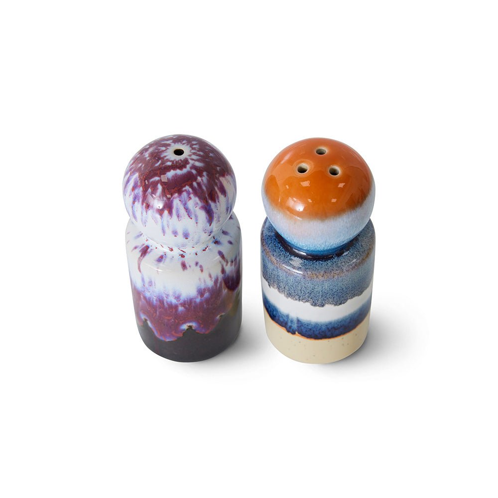 70s Ceramics Pepper & Salt Jar Stargaze