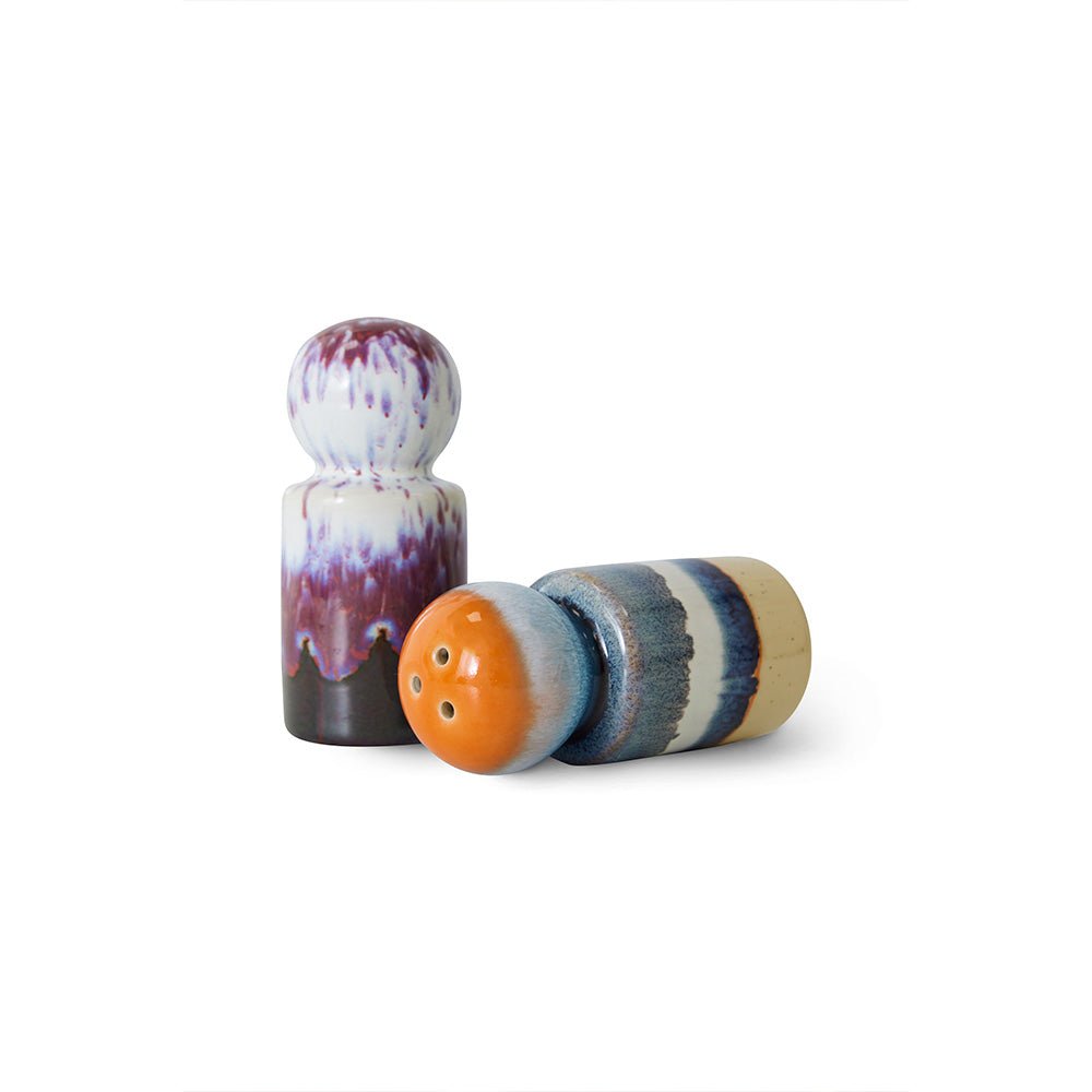 70s Ceramics Pepper & Salt Jar Stargaze