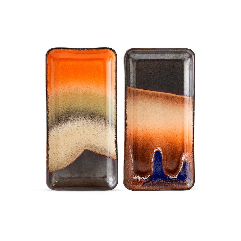 70s Ceramics Small Trays Twenty Four Hours B