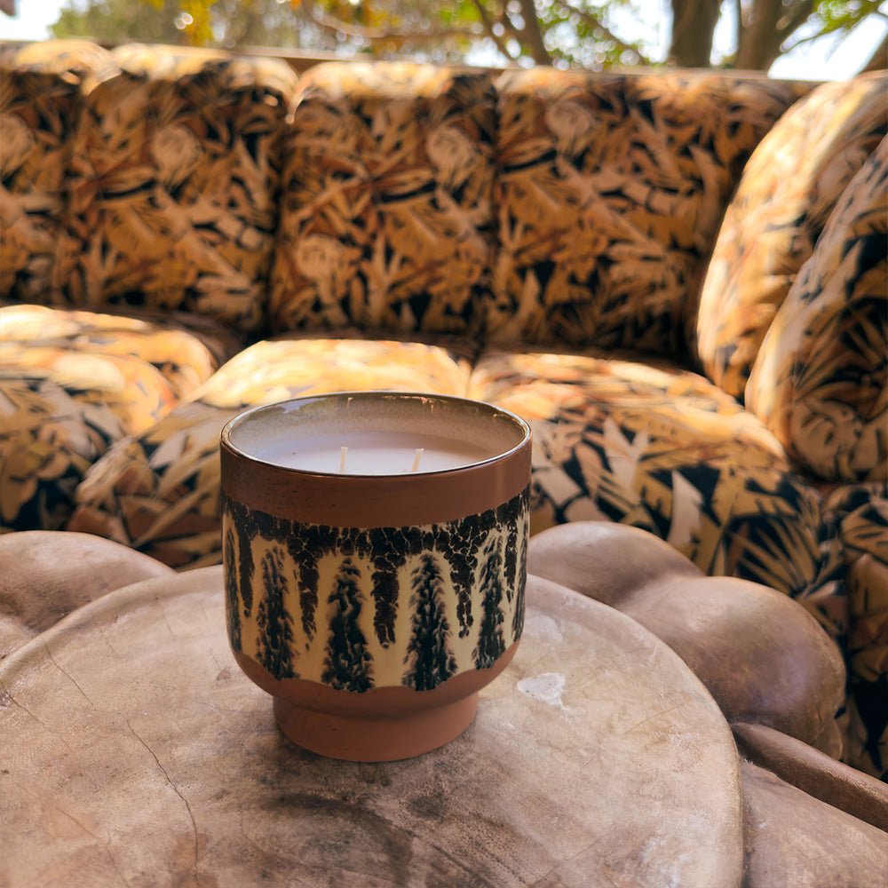 70s Ceramics: Scented Candle - Kyoto