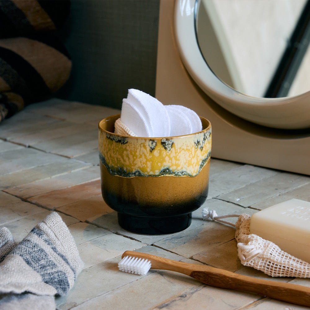 70s Ceramics: Scented Candle - Valencia