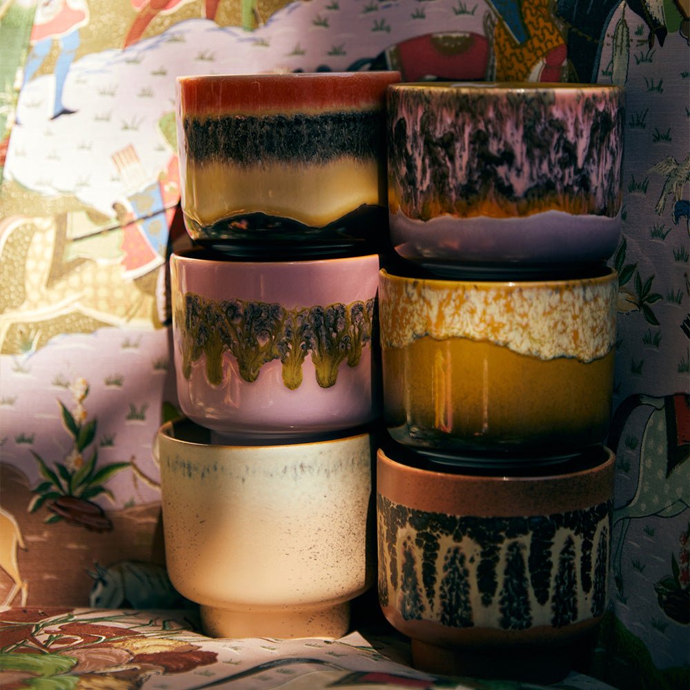 70s Ceramics: Scented Candle - Valencia