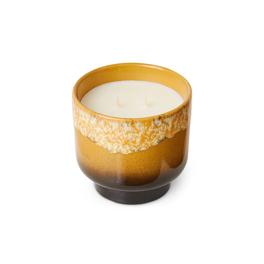 70s Ceramics: Scented Candle - Valencia