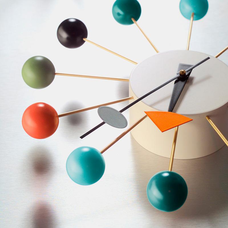 Ball Wall Clock Multicolor
