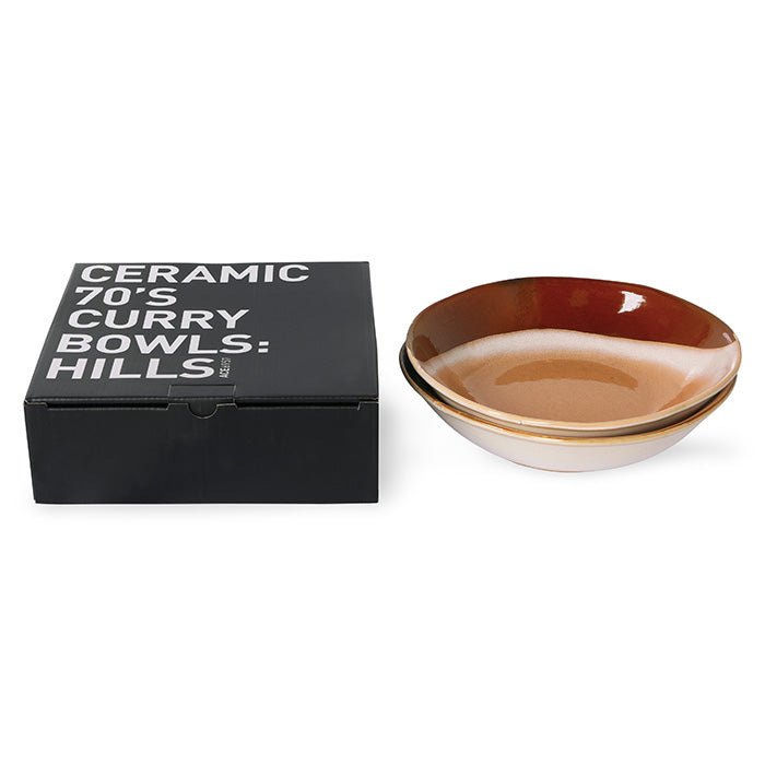 70s Ceramics Curry Bowl Hills
