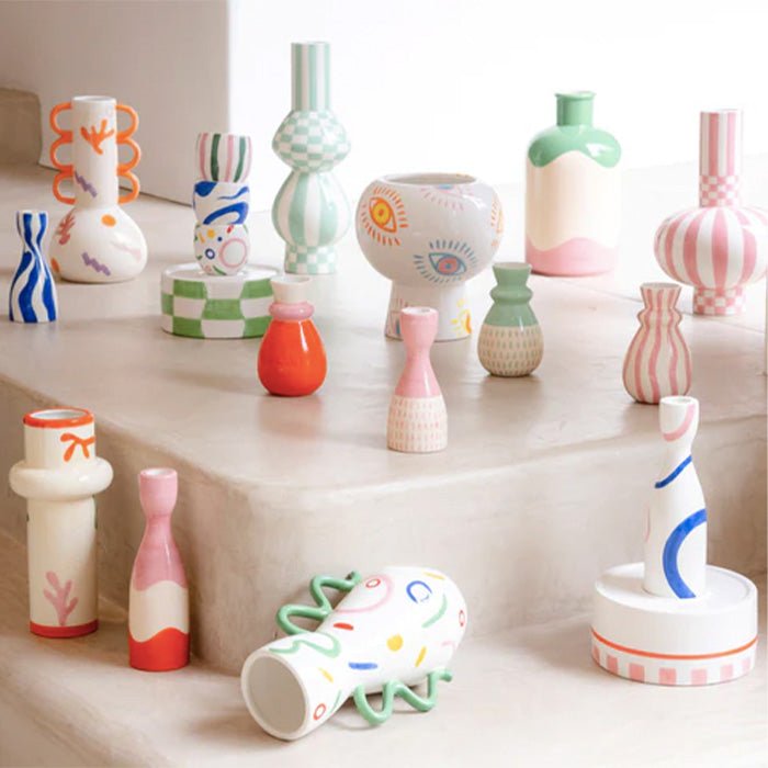 Vase Gabriel Squares & Stripes