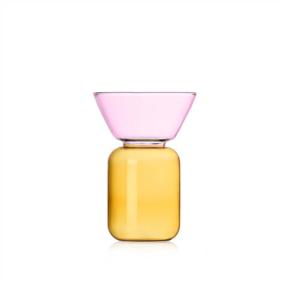 Vase Gelée Yellow Pink Small