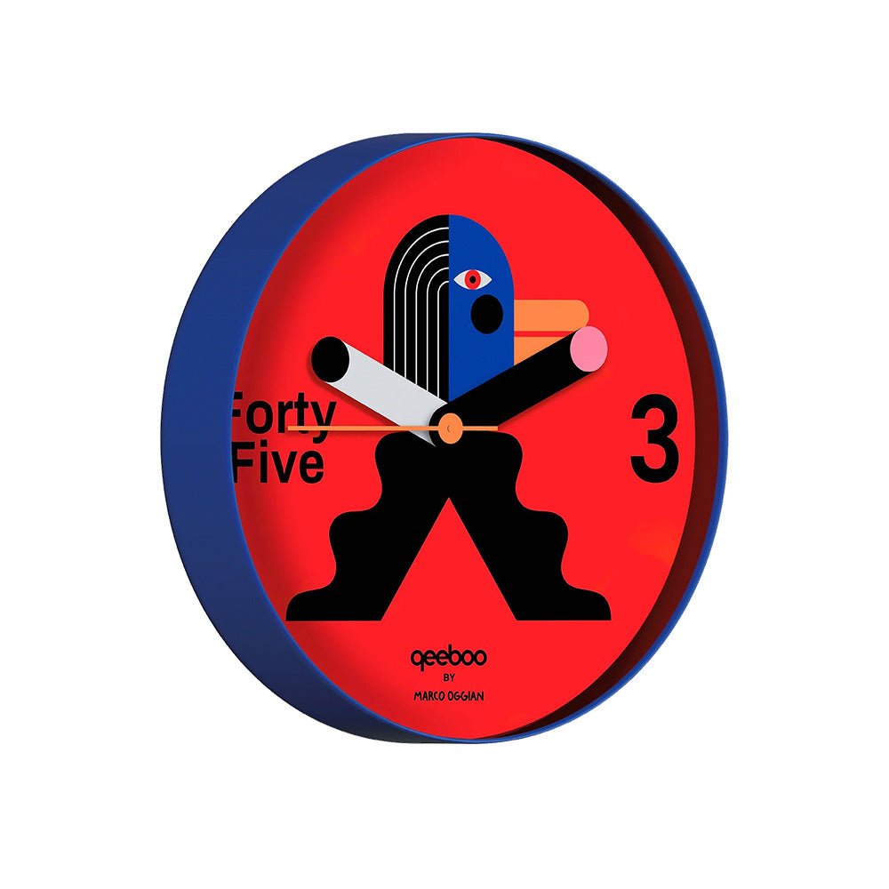 Joe Quack Wall Clock by Marco Oggian