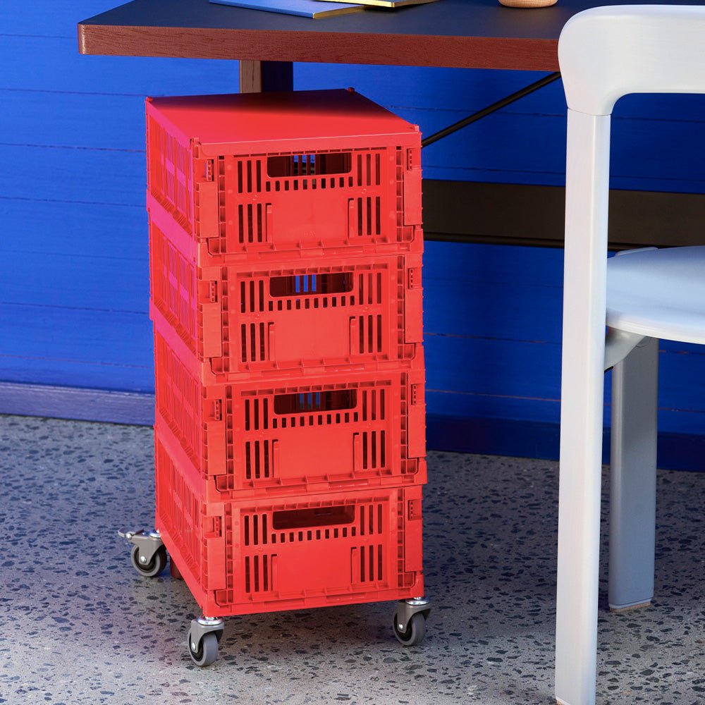 Color Crate Lid M Red