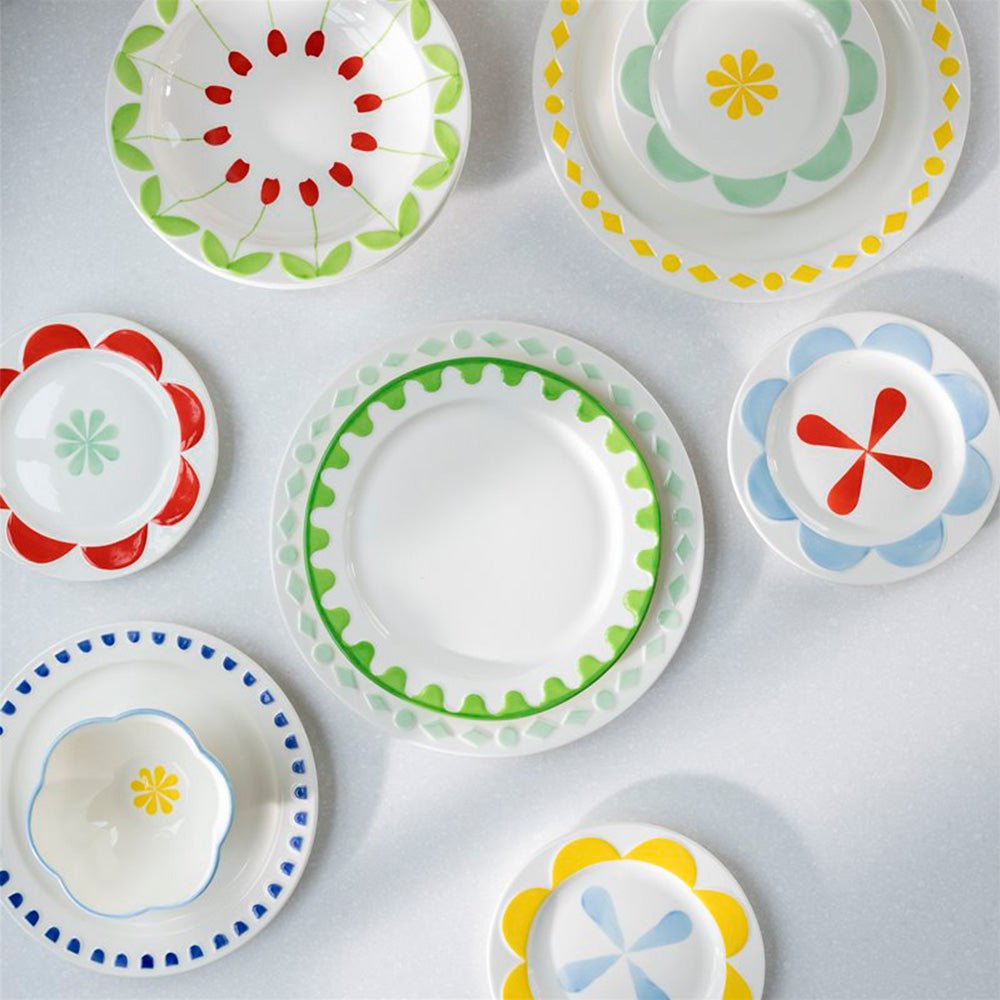 Plate Folk Medium (set of 4)