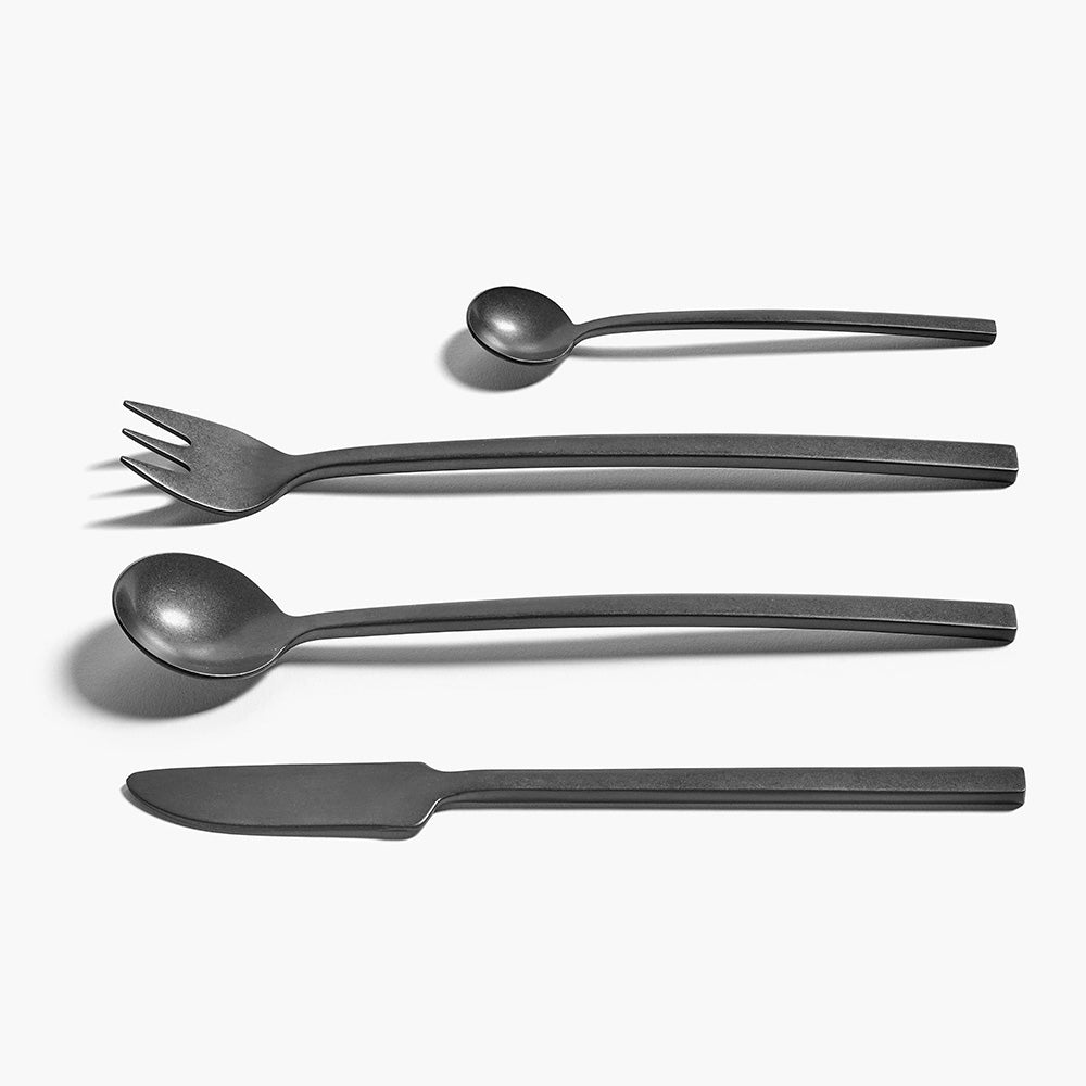 Black La Mère Cutlery Set (24 pieces)
