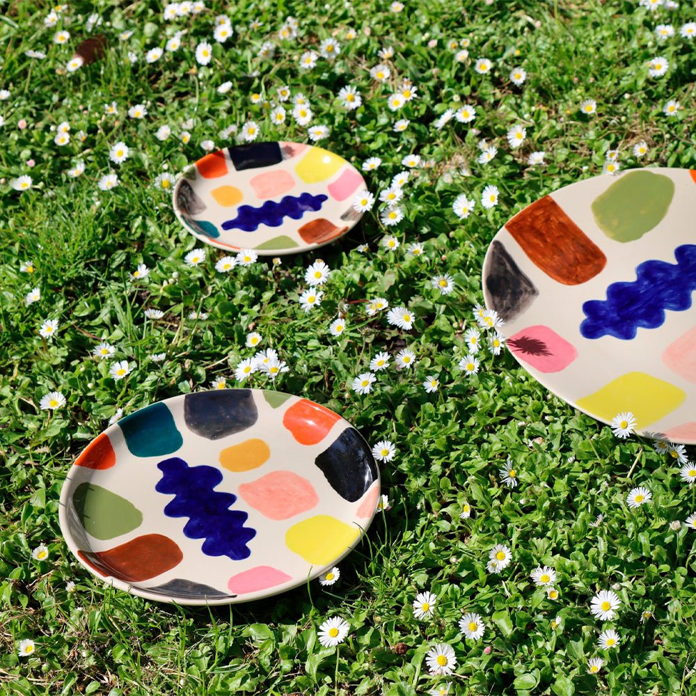 Side Plate Ceramic Mottle