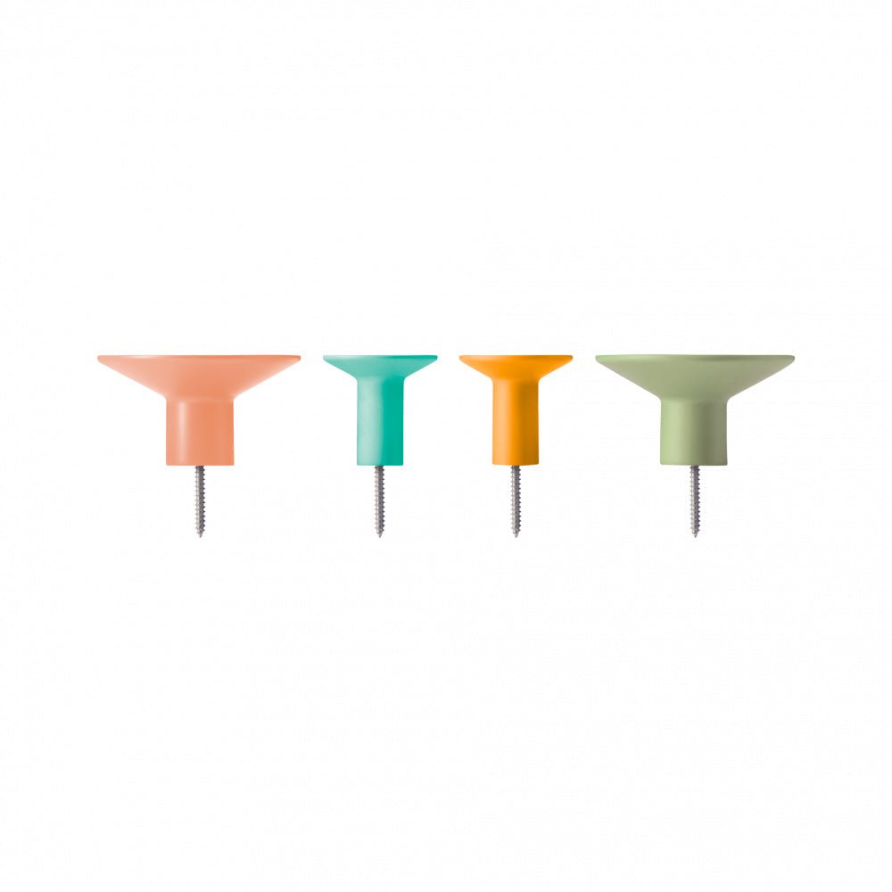 Wall Hooks Daisy (set of 4)