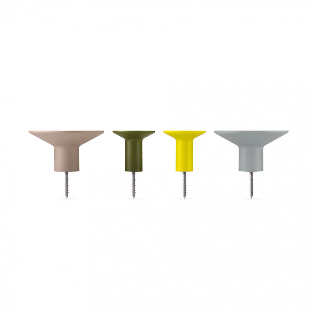 Wall Hooks Tulip (set of 4)